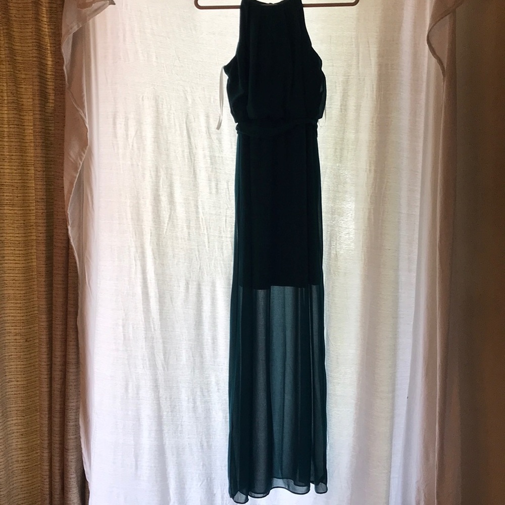 Aqua bluish formal dress